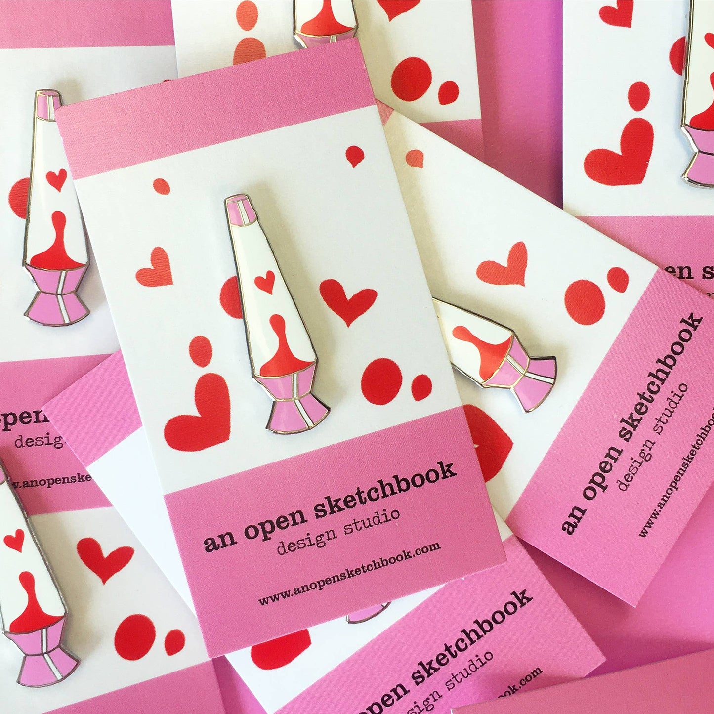 Lava Lamp Love Enamel Pin