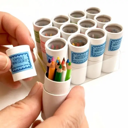 Mini Pencils in Tube Display